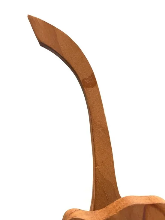 Vintage Handcrafted Wooden Dog Doorstop Hand Painted - Picture 8 of 8